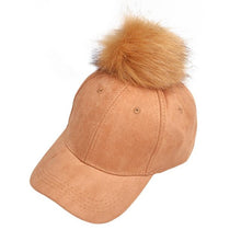 Baseball Cap   Fashon Women Cotton Raccoon Fur Ball Hip Hop Casual Snapback Women Cap gorras bones &22 BL