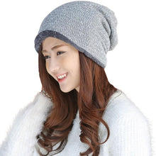 Women   Hats  Inner Warm Beanies Women Knitted Cap Crochet Knitted Hats Cap Female Chapeu Feminino #1129 BL