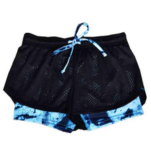 Women   Fitness Shorts Femme Patchwork Casual Workout Waistband Drawstring Skinny Shorts Women Short Pants #63 BL