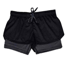 Women   Fitness Shorts Femme Patchwork Casual Workout Waistband Drawstring Skinny Shorts Women Short Pants #63 BL