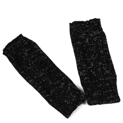 Women  Fingerless Gloves Knitted Half Finger Glove Soft Warm Half Mitten Women Female Gloves Mittens Guantes Mujer  BL