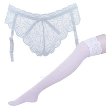 sexy lingerie Women Sexy Elasticity Lace Silk Garters Belts + 1PC Stockings Suspender Unnderwear Panties Garters Belt #23 BL